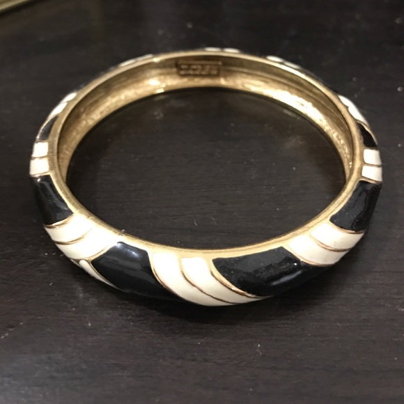 J. CREW black and white bangle